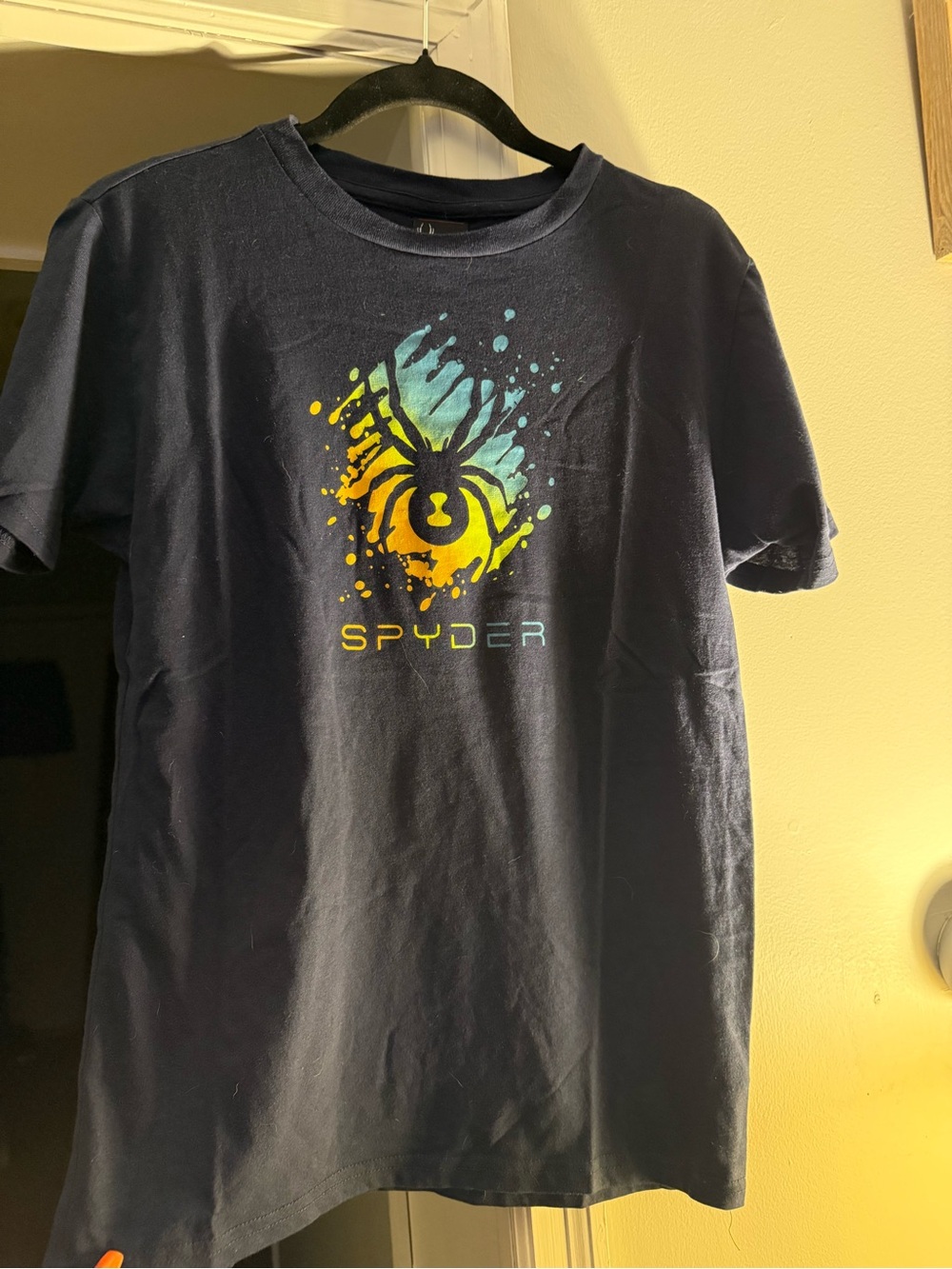 Spyder Navy Blue Top with Accent